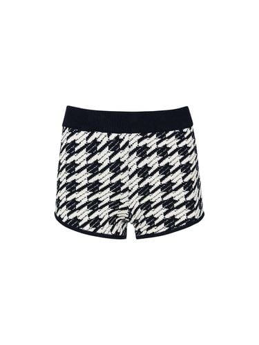 HOUNDSTOOTH JACQUARD SHORTS () - YCH - Modalova