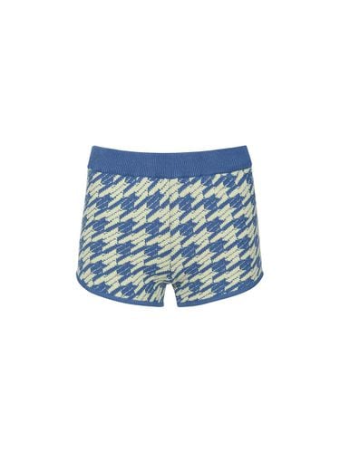 HOUNDSTOOTH JACQUARD SHORTS () - YCH - Modalova