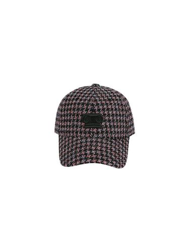 EMBROIDERED TWEED BASEBALL CAP - YCH - Modalova