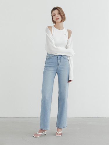 High - rise Straigh jeans / Light blue - Ihr - Modalova