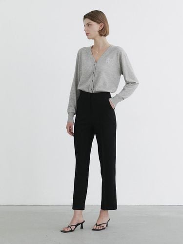 Straight slim slacks/ Black - Ihr - Modalova