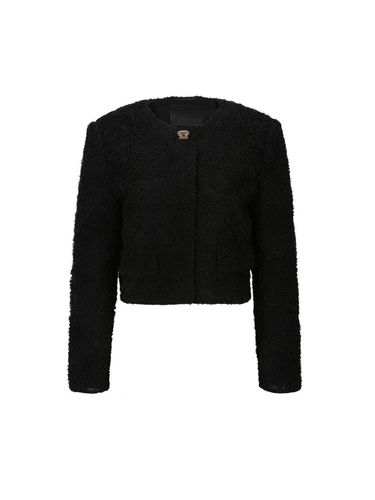 CROPPED JACKET (BLACK) - YCH - Modalova