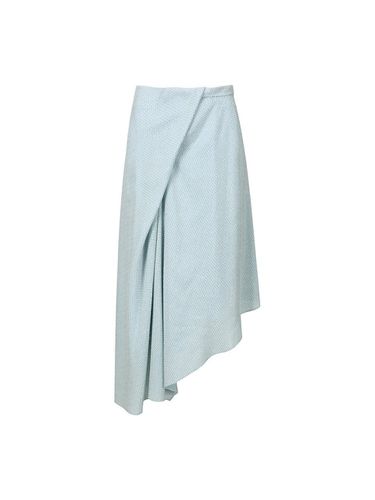 ASYMMETRIC WRAP MIDI SKIRT () - YCH - Modalova