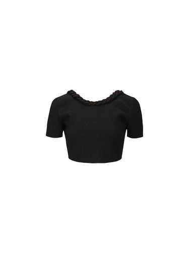 OPEN BACK CROPPED TOP (BLACK) - YCH - Modalova