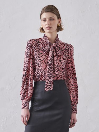 LEO TIE BLOUSE_PINK - Maison de Ines - Modalova