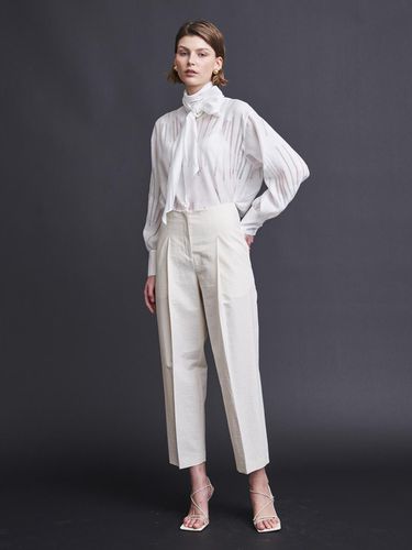 M PINTUCK SUMMER SLACKS_WHITE - Maison de Ines - Modalova