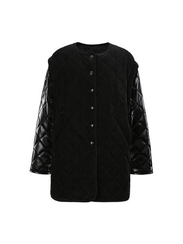 LAYERED PUFFER COAT (BLACK) - YCH - Modalova