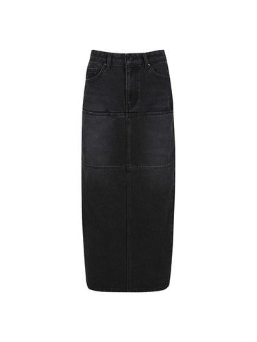 MIDI DENIM SKIRT (SLATE) - YCH - Modalova