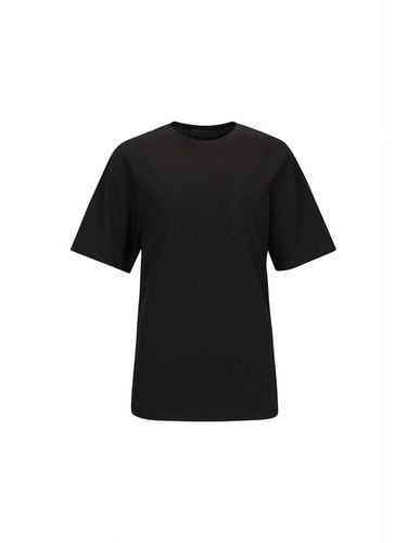 SHORT SLEEVE POCKET T SHIRT (BLACK) - YCH - Modalova