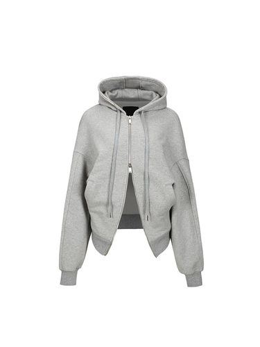 TWO WAY ZIP HOODED JACKET () - YCH - Modalova