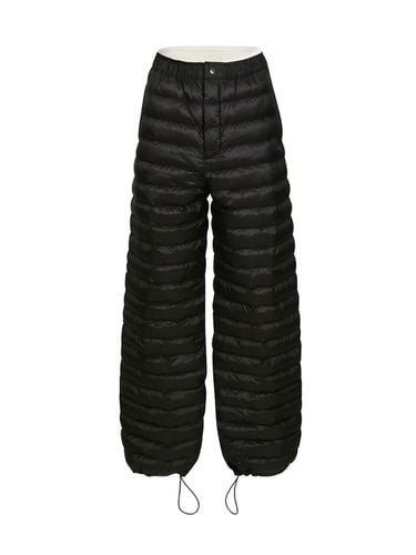 QUILTED TROUSERS (BLACK) - YCH - Modalova