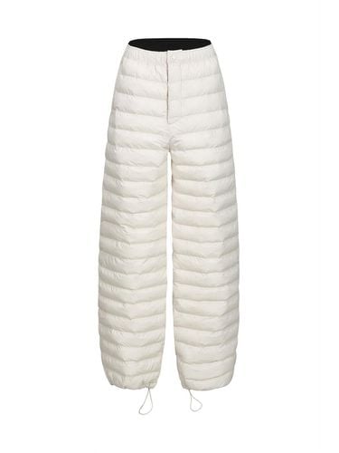 QUILTED TROUSERS (IVORY) - YCH - Modalova