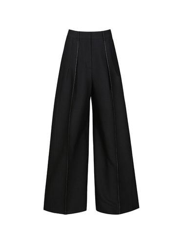 WIDE LEG TROUSERS (GREY) - YCH - Modalova