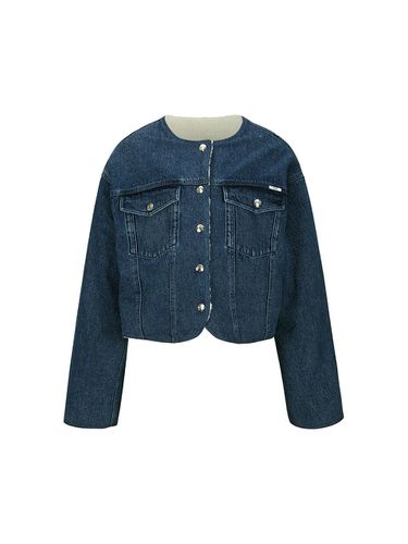 REVERSIBLE DENIM JACKET (BLUE) - YCH - Modalova