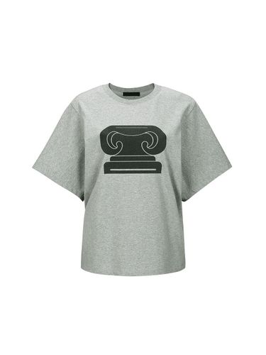 SYMBOL LOGO T SHIRT (GREY_GREY) - YCH - Modalova