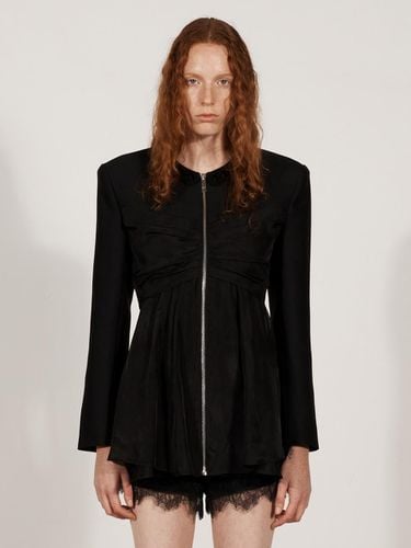 ZIP FRONT JACKET_BLACK - YCH - Modalova