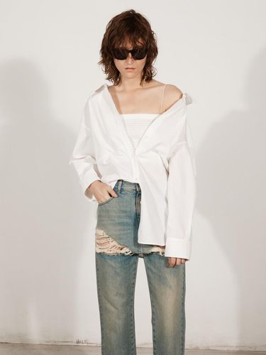 LAYERED COTTON SHIRTS_WHITE - YCH - Modalova