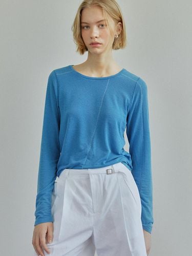 STITCHED U NECK LINEN T SHIRTS / - Ihr - Modalova