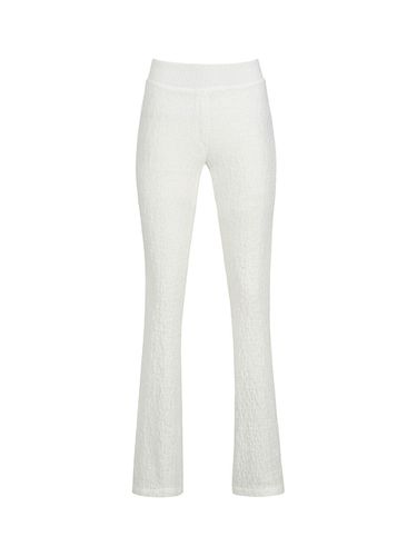 BAND FLARED BOOTCUT TROUSERS_WHITE - YCH - Modalova