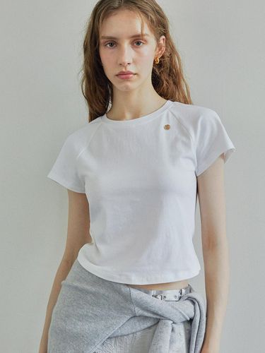 RAGLAN HALF SLEEVE T SHIRTS / WHITE - Ihr - Modalova