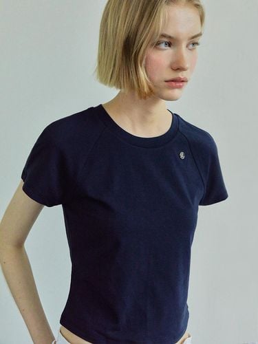 RAGLAN HALF SLEEVE T SHIRTS / NAVY - Ihr - Modalova