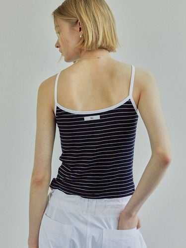 BACK POINT SLEEVELESS / NAVY STRIPE - Ihr - Modalova