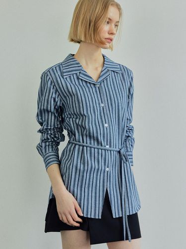 STRIPE STRING SHIRTS / NAVY - Ihr - Modalova