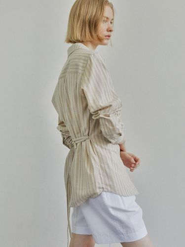 STRIPE STRING SHIRTS / BEIGE - Ihr - Modalova