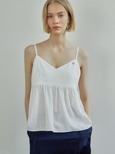 FRILL SLEEVELESS TOP / WHITE - Ihr - Modalova