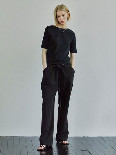 TWO WAY FOLDING PANTS / BLACK - Ihr - Modalova