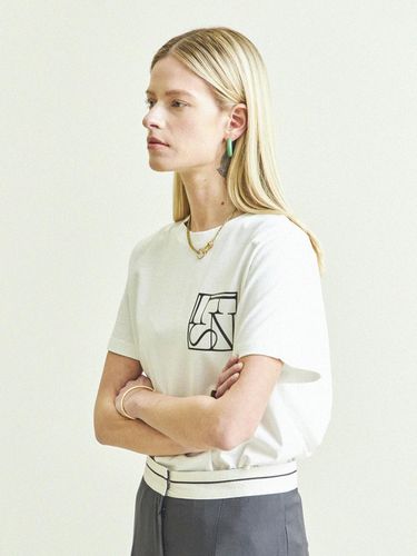 INES LOGO T SHIRT_WHITE - Maison de Ines - Modalova