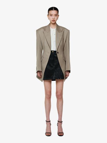 SINGLE BRESTED TAILORED JACKET KHAKI (F24JK1091KK) - YCH - Modalova