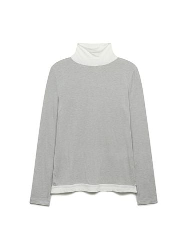 Contrast Turtleneck T-shirt A244PWT902 - NICE CLAUP - Modalova