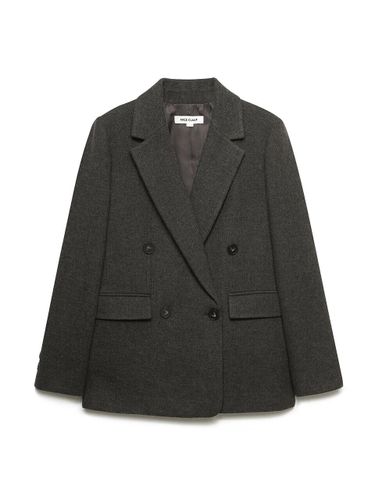 Herringbone Double Jacket A244MWJA10 - NICE CLAUP - Modalova