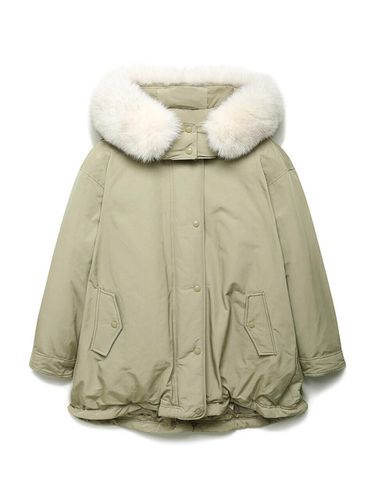 Detachable Fur Down Jacket N244PWDA17 - NICE CLAUP - Modalova