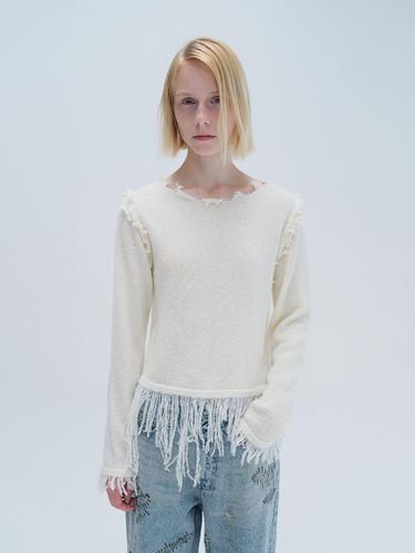 FRINGE DAMAGE KNITWEAR - DIAGONAL - Modalova