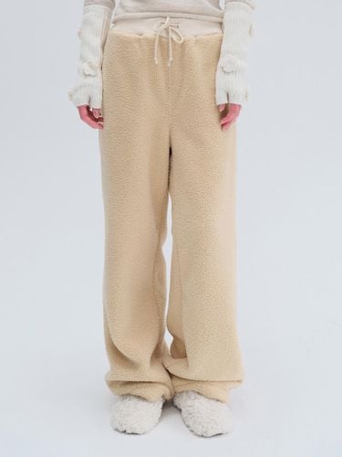 FLEECE BANDING PANTS (beige) - DIAGONAL - Modalova