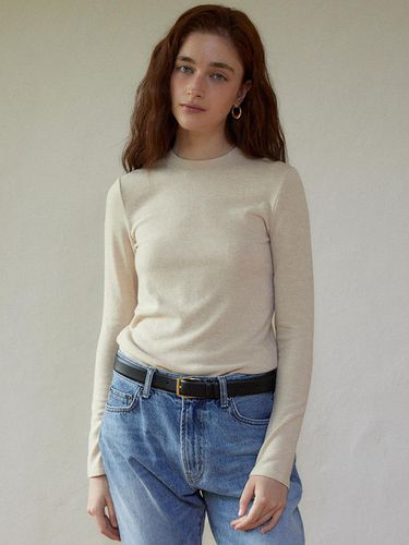 Long sleeve T shirt (beige) - LARGO - Modalova