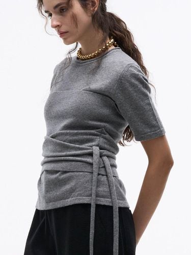 String Wool Cashmere Tube Top [] - MAGJAY - Modalova