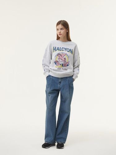 Unicorn Printed Sweatshirt PQ4CL062 - PLASTIC ISLAND - Modalova