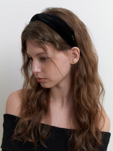 Twisted velvet headband - KINDABABY - Modalova