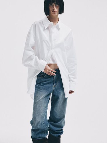 COTTON OVERFIT SHIRT (WHITE) - FOR HER - Modalova