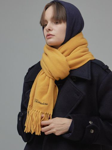 Wool scarf Yellow - fromwhere - Modalova