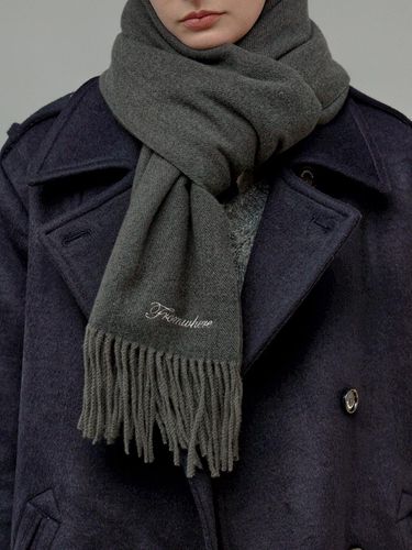 Wool scarf Gray - fromwhere - Modalova