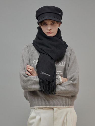 Wool scarf Black - fromwhere - Modalova