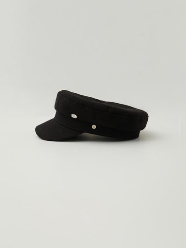 Newsboy Cap Black - fromwhere - Modalova