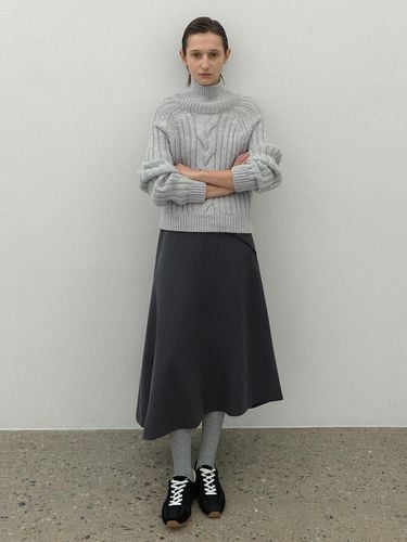 Unbalanced Flare Asymmetrical Skirt (SK-4976) - Atelier Nain - Modalova