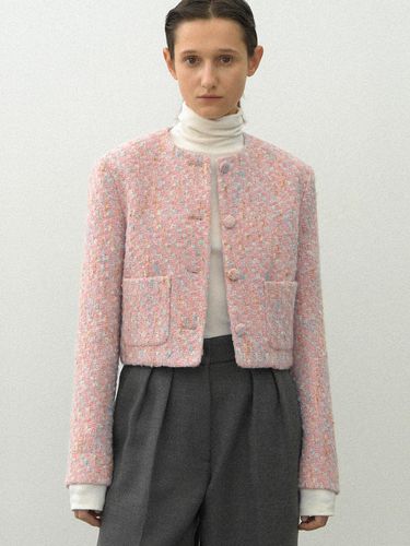 MINE CROP TWEED JACKET (JK - 3001) - Atelier Nain - Modalova