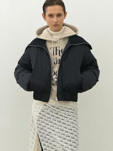 Zip-up Padded Bomber Jacket (JP-551) - Atelier Nain - Modalova