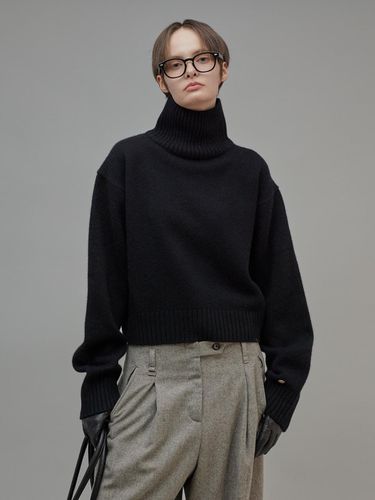 Wool Pullover Sweater Black - fromwhere - Modalova